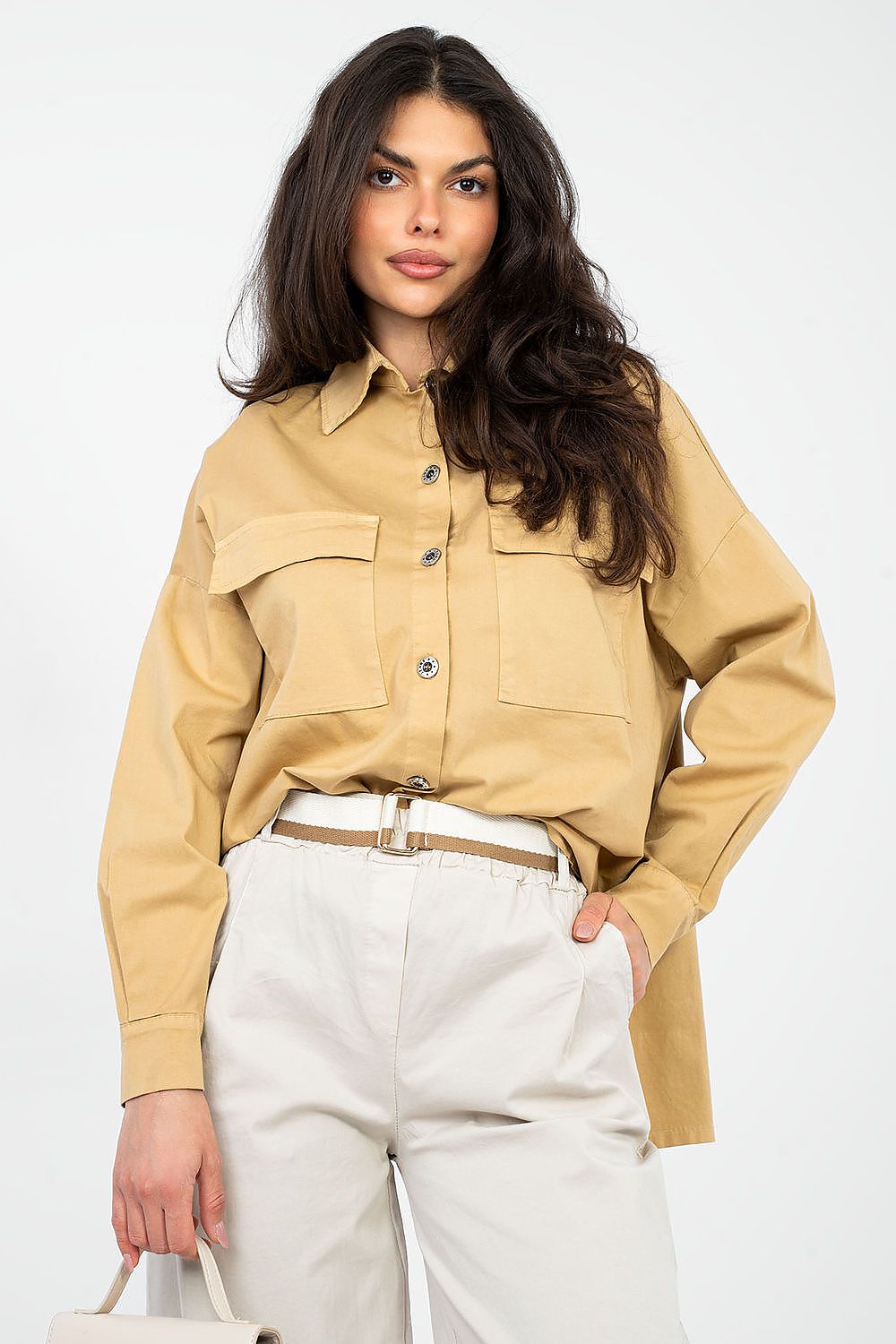  Риза с дълъг ръкав model 224200 Italy Moda 