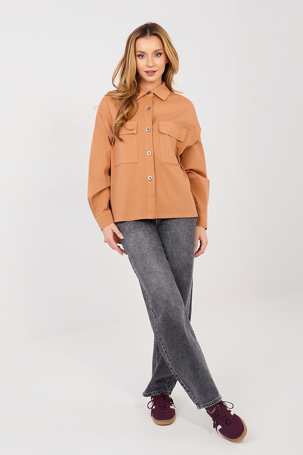  Риза с дълъг ръкав model 224201 Italy Moda 