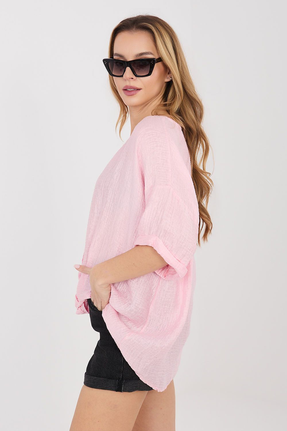  Риза с къс ръкав model 225510 Italy Moda 