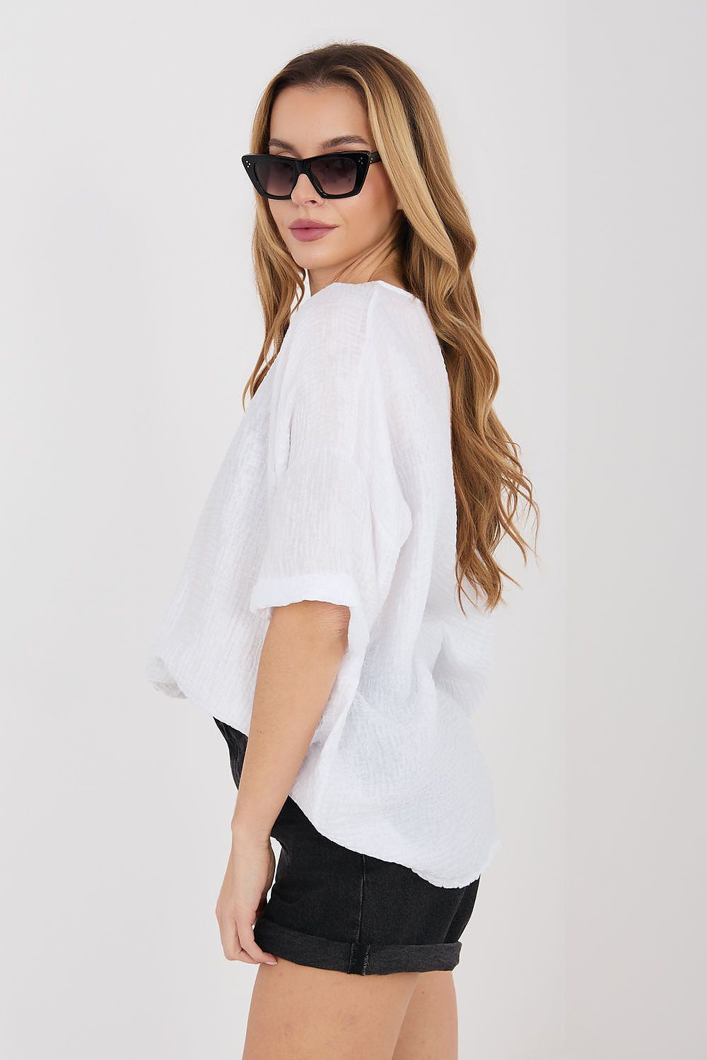  Риза с къс ръкав model 225512 Italy Moda 