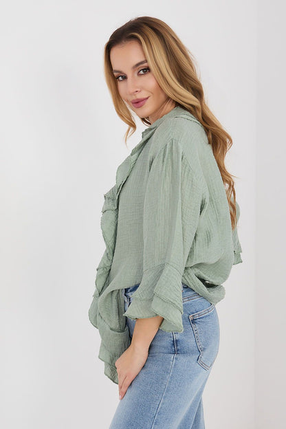  Риза с дълъг ръкав model 225521 Italy Moda 