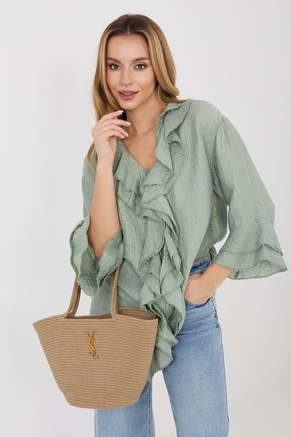  Риза с дълъг ръкав model 225521 Italy Moda 