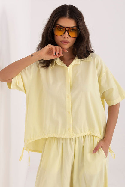  Риза с къс ръкав model 226015 Italy Moda 