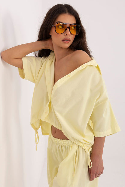  Риза с къс ръкав model 226015 Italy Moda 