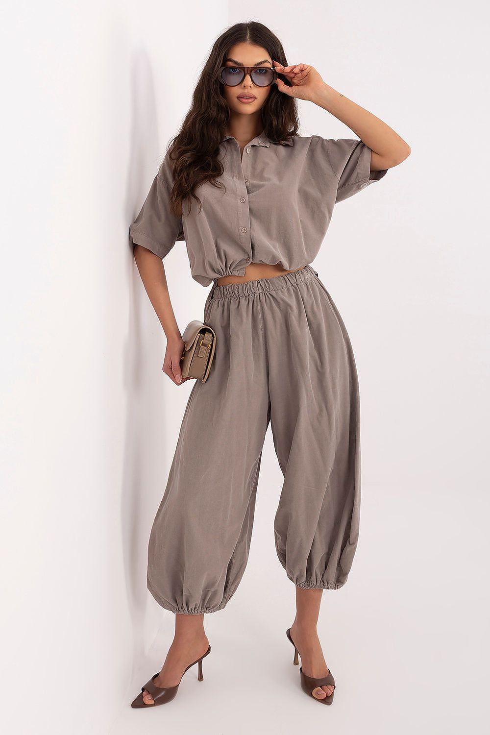  Риза с къс ръкав model 226016 Italy Moda 