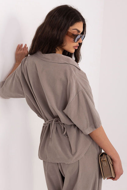  Риза с къс ръкав model 226016 Italy Moda 