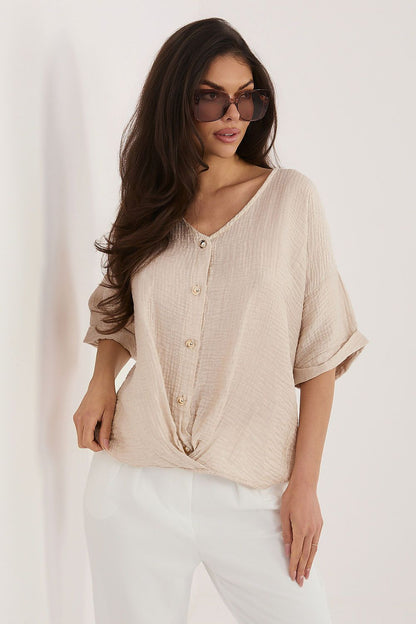  Риза с къс ръкав model 226471 Italy Moda 