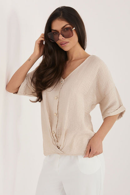  Риза с къс ръкав model 226471 Italy Moda 