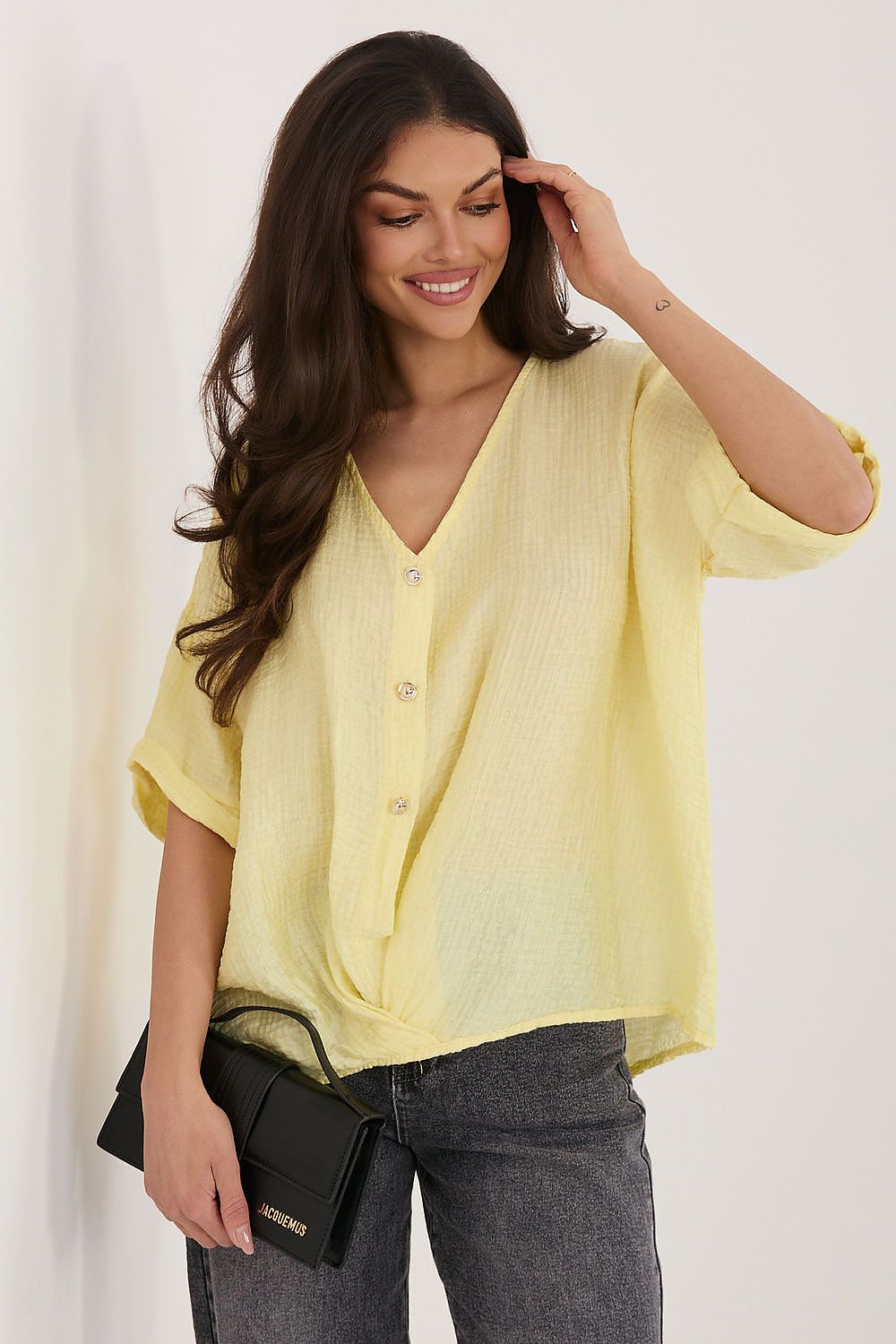  Риза с къс ръкав model 226472 Italy Moda 