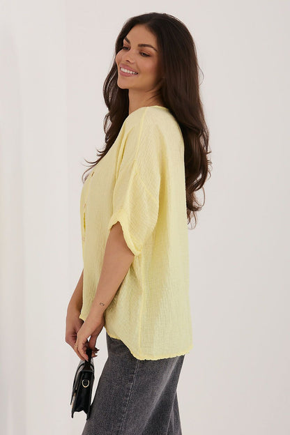  Риза с къс ръкав model 226472 Italy Moda 
