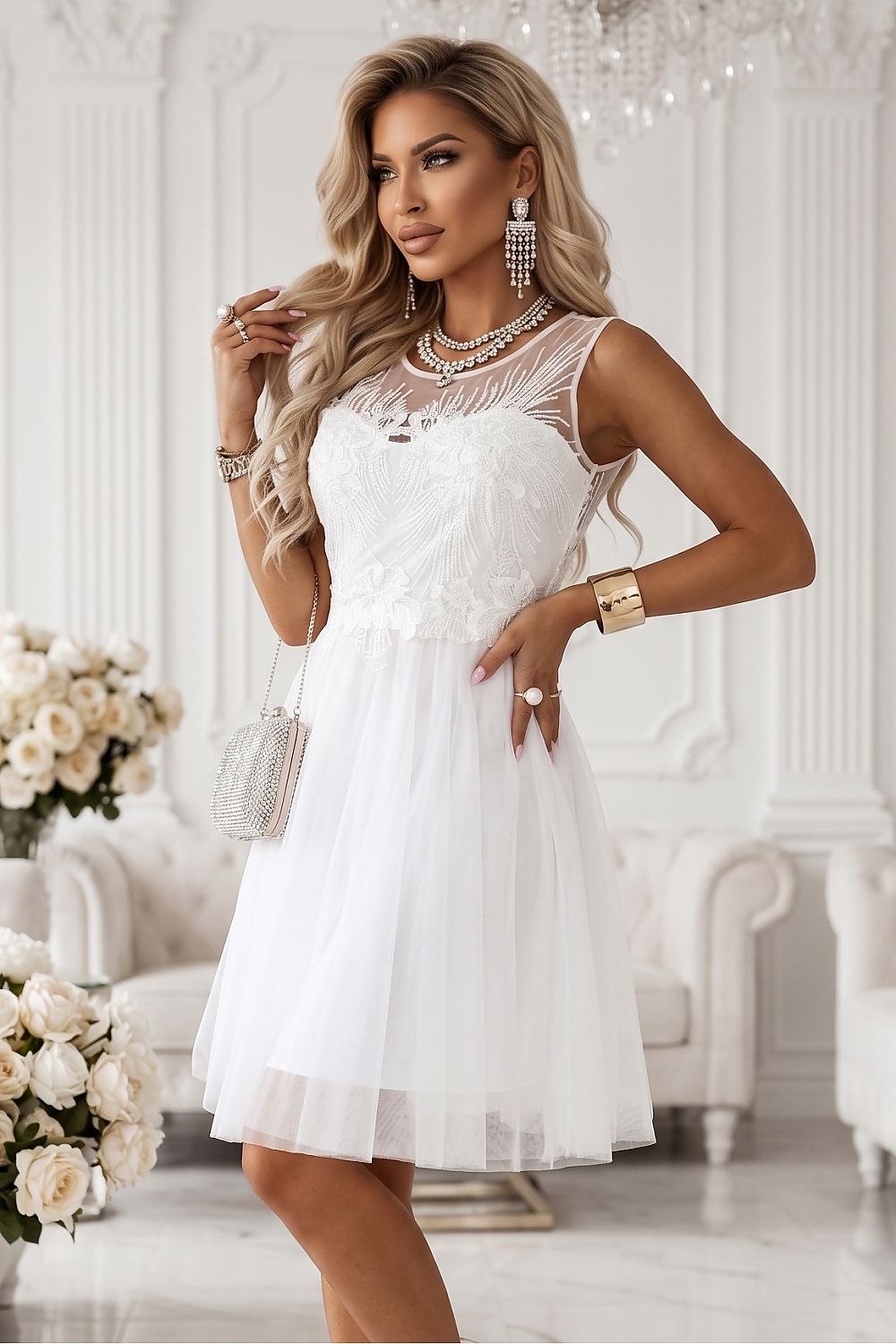  Вечерна рокля model 228485 Numoco 