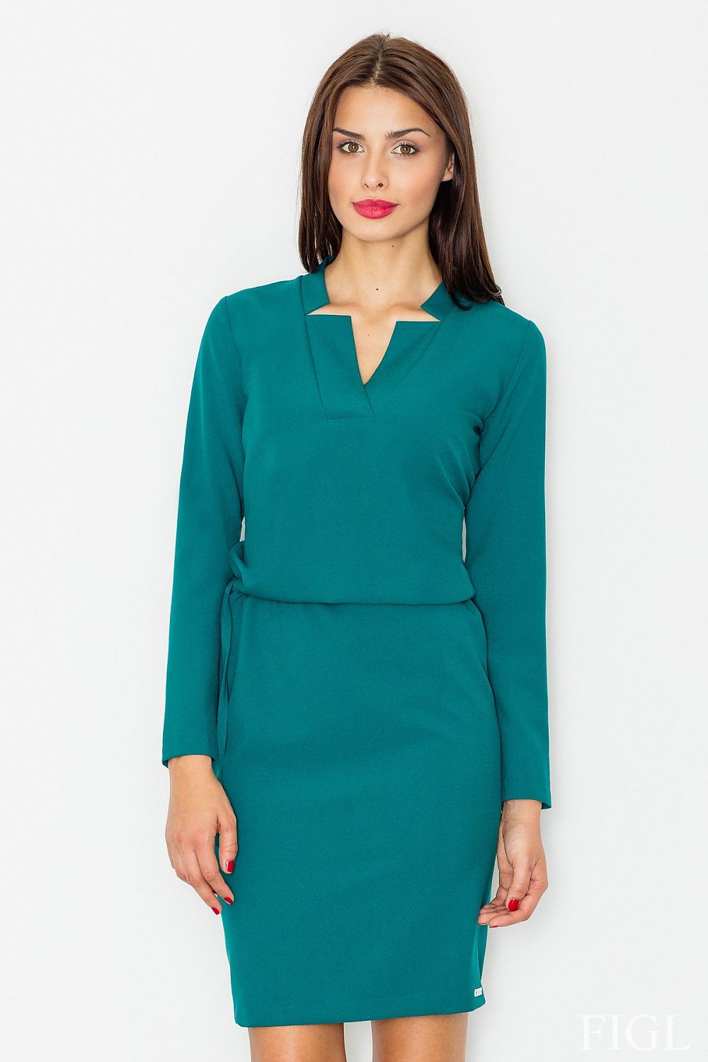  Дневна рокля model 77064 Figl 