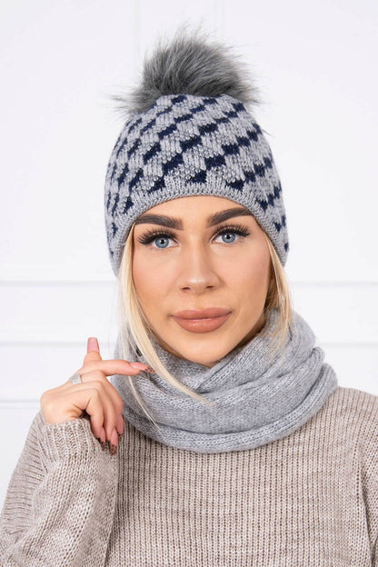 Комплект шапка с шал K155