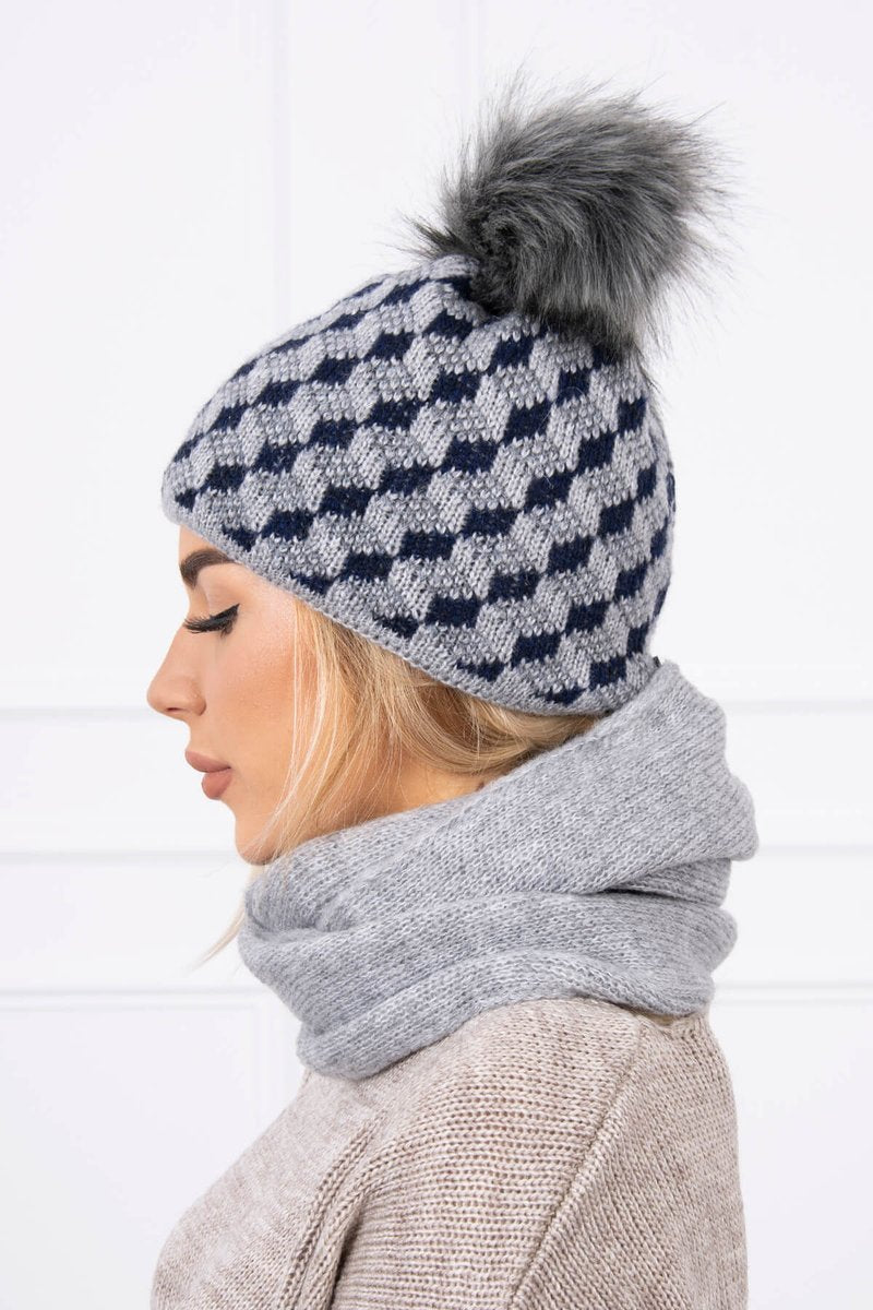 Комплект шапка с шал K155