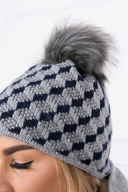 Комплект шапка с шал K155