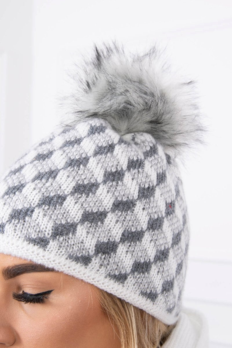 Комплект шапка с шал K155