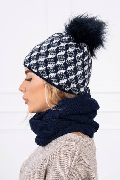 Комплект шапка с шал K155