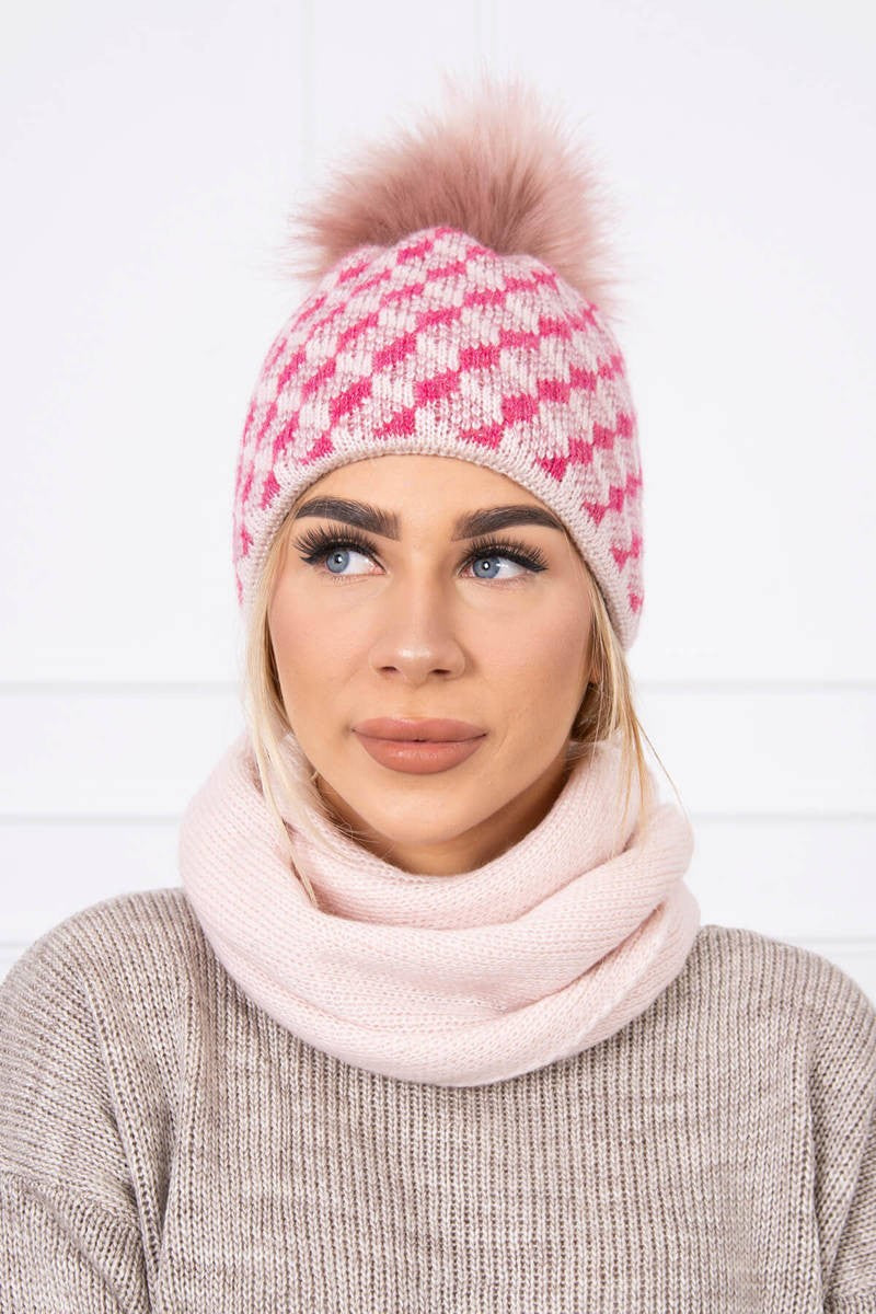 Комплект шапка с шал K155