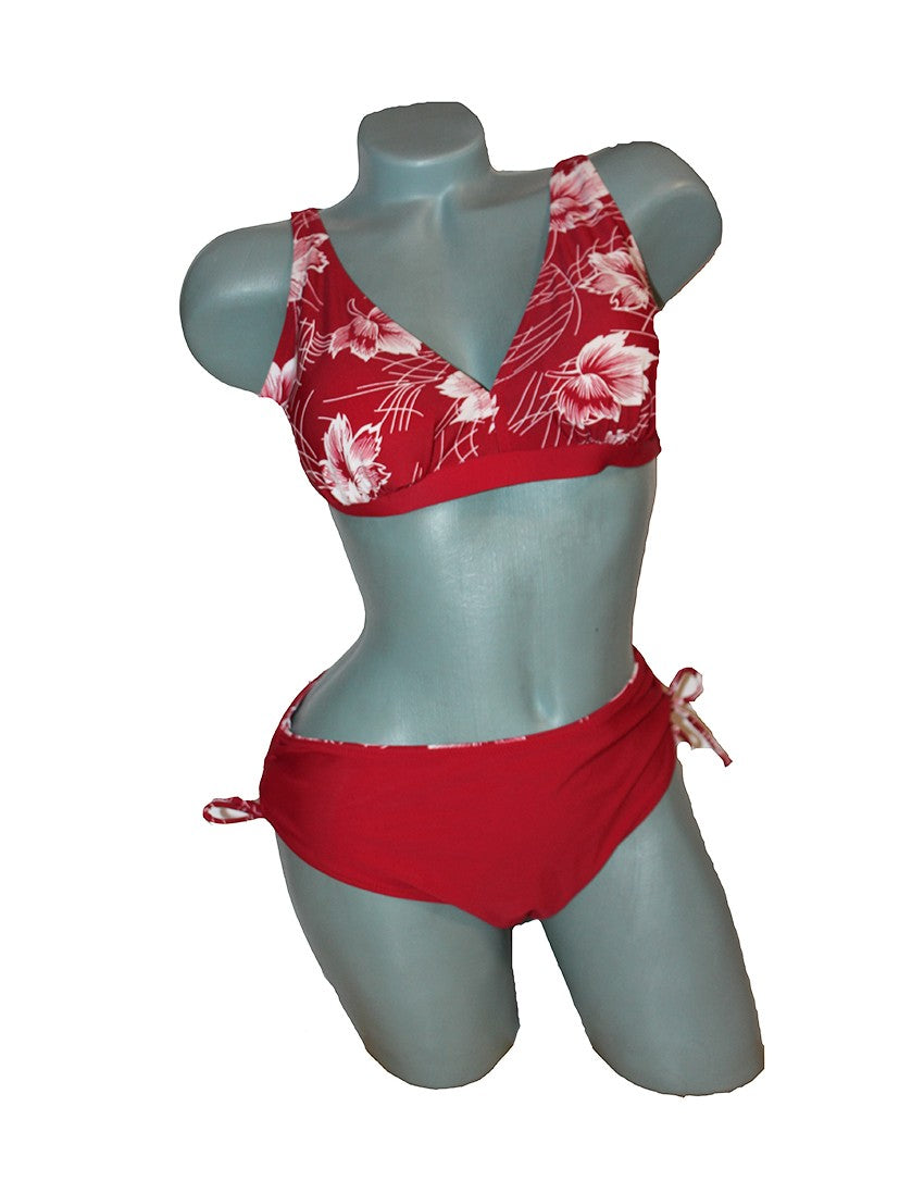 Бански от две части с меки чашки и без банели Фиона