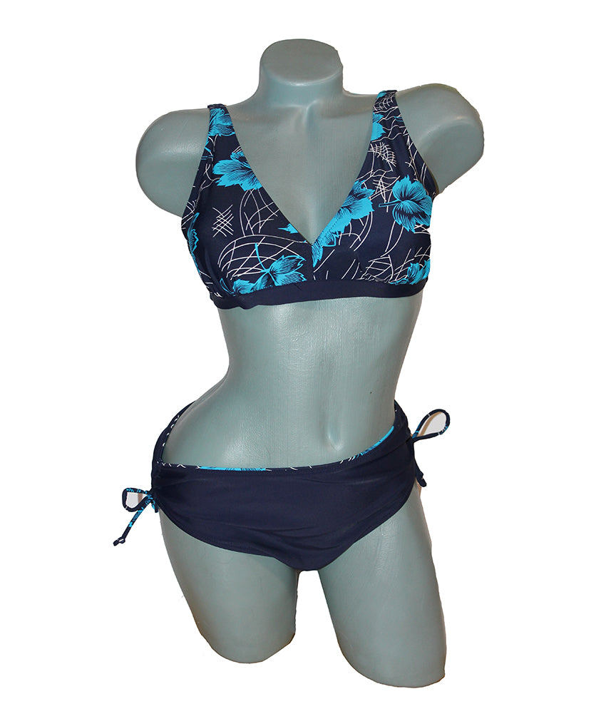 Бански от две части с меки чашки и без банели Фиона