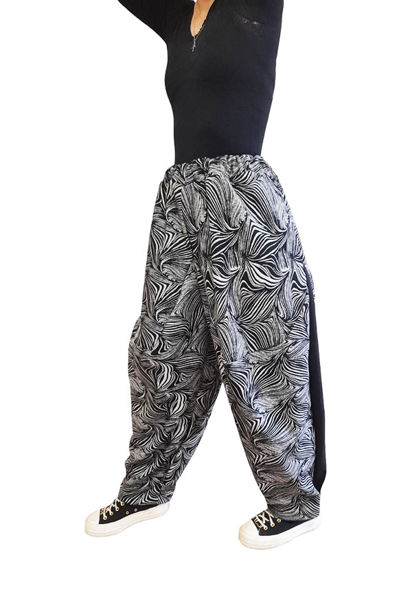 Дамски широк панталон Хана