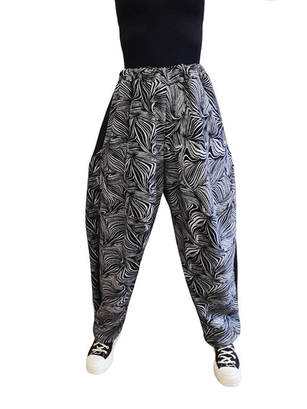 Дамски широк панталон Хана