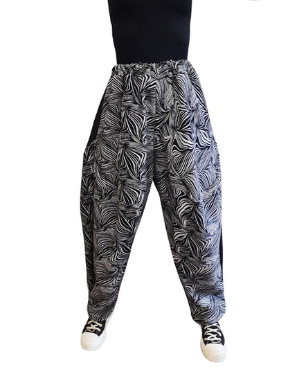 Дамски широк панталон Хана