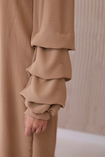 Испанска рокля с декоративни ръкави ИТ-19