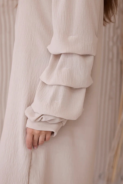 Испанска рокля с декоративни ръкави ИТ-19