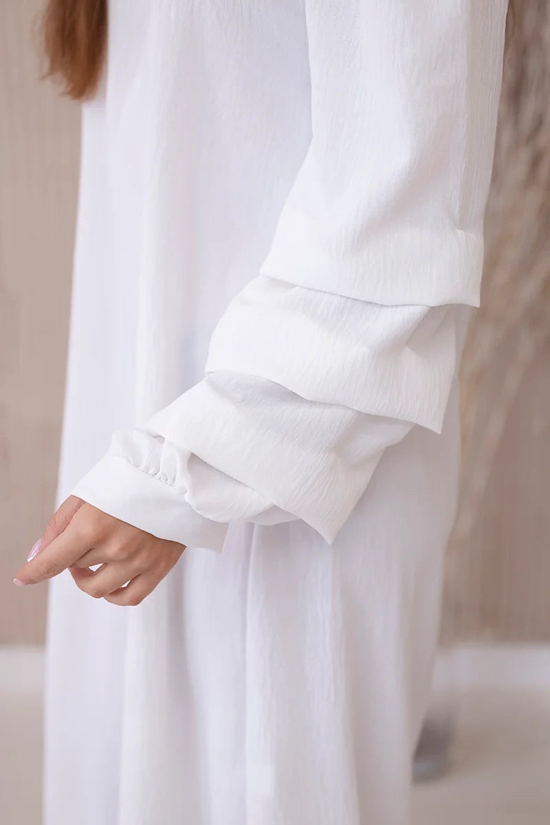 Испанска рокля с декоративни ръкави ИТ-19