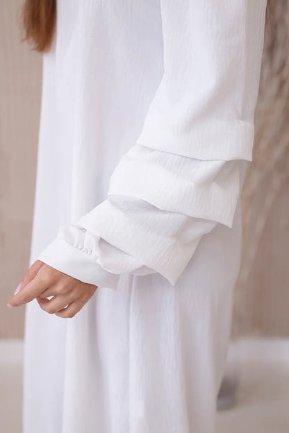 Испанска рокля с декоративни ръкави ИТ-19