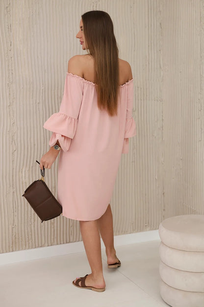 Испанска рокля с волани на ръкава ИТ-23