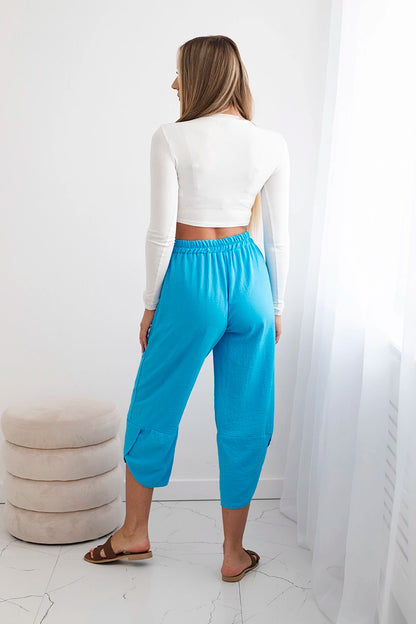 Панталон с широки крачоли и джобове ИТ-37