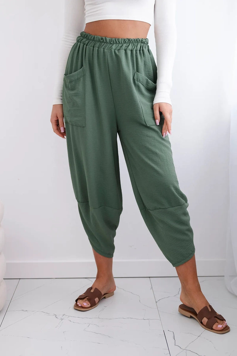 Панталон с широки крачоли и джобове ИТ-37