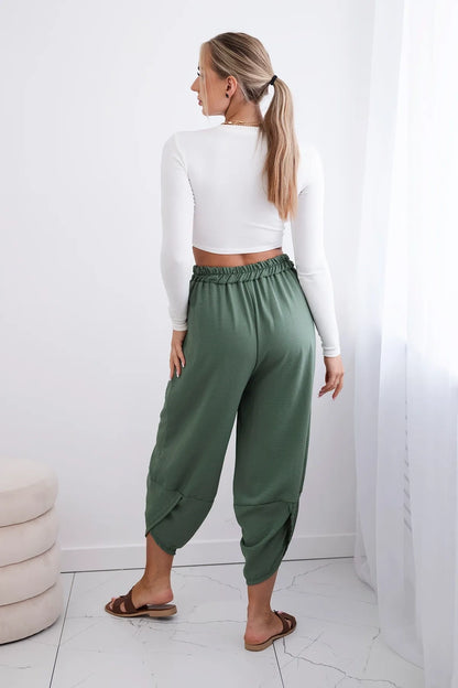 Панталон с широки крачоли и джобове ИТ-37