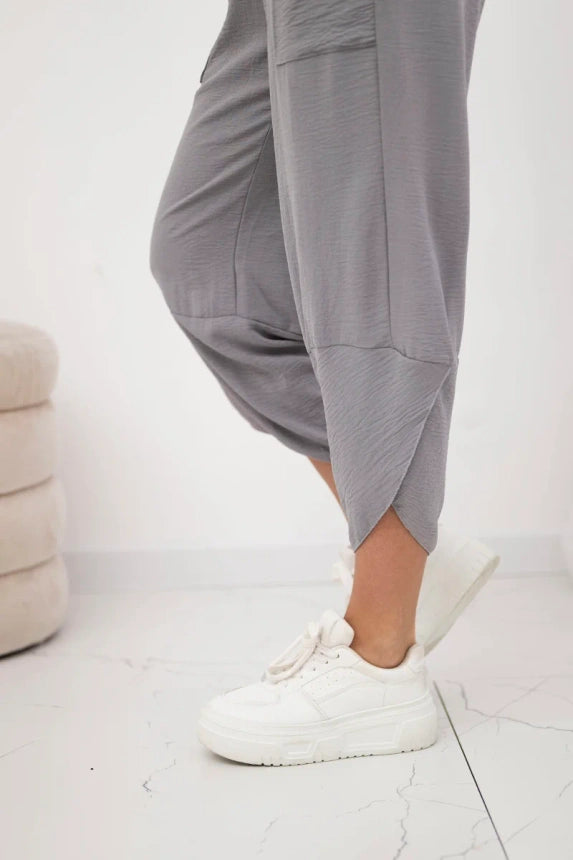 Панталон с широки крачоли и джобове ИТ-37