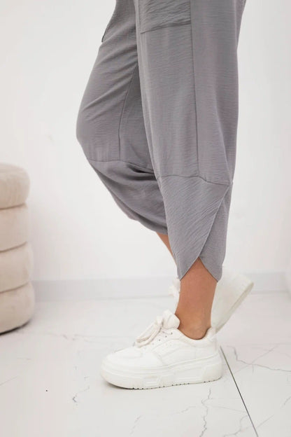 Панталон с широки крачоли и джобове ИТ-37