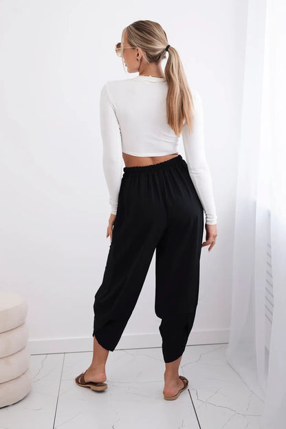 Панталон с широки крачоли и джобове ИТ-37