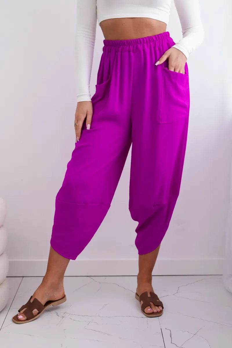 Панталон с широки крачоли и джобове ИТ-37