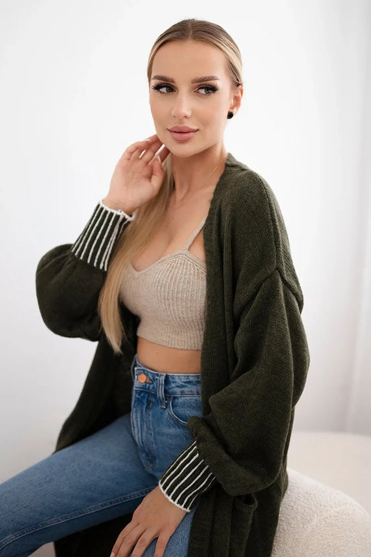 Дълга жилетка с джобове ИТ-48