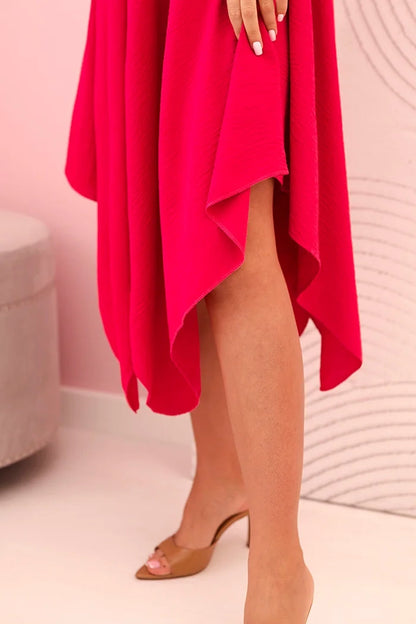 Дамска разкроена рокля с презрамки ИТ-73