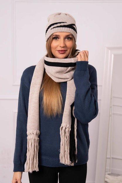 Комплект шапка с шал Jagna K356