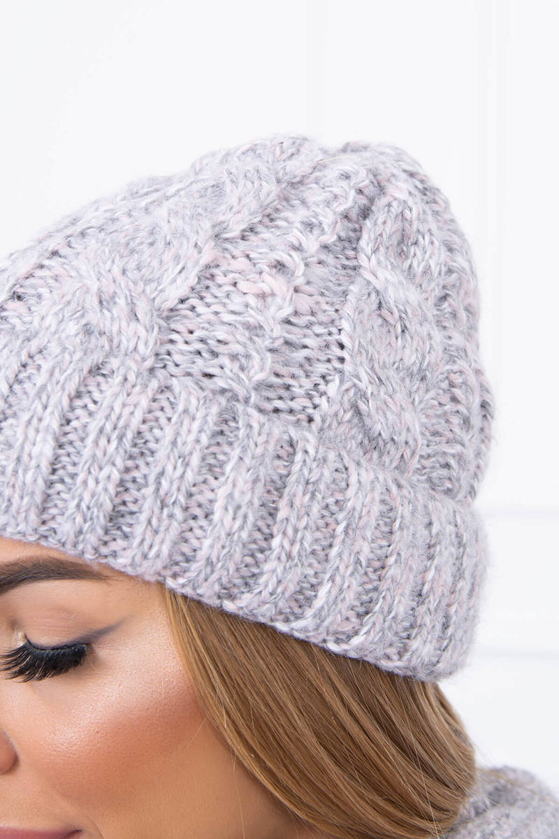 Дамски комплект от шапка с шал K153