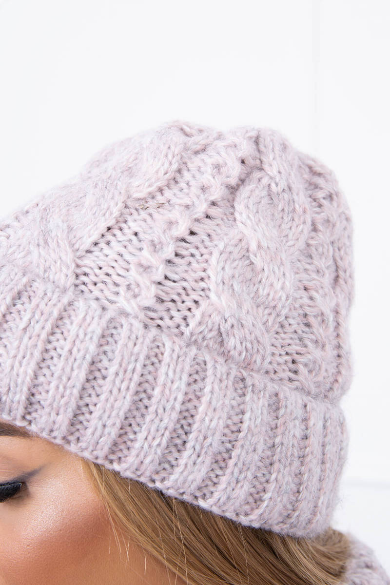 Дамски комплект от шапка с шал K153