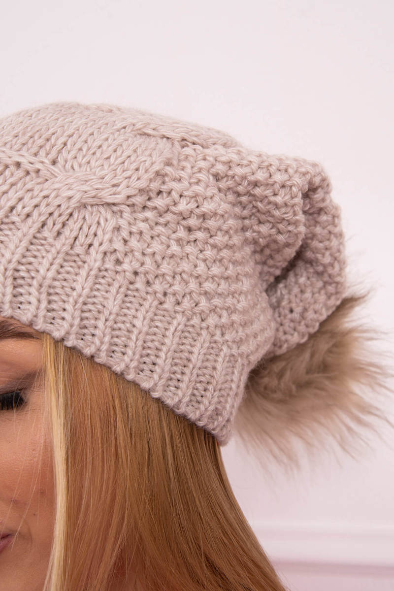 Дамска шапка с полар Сандра K210