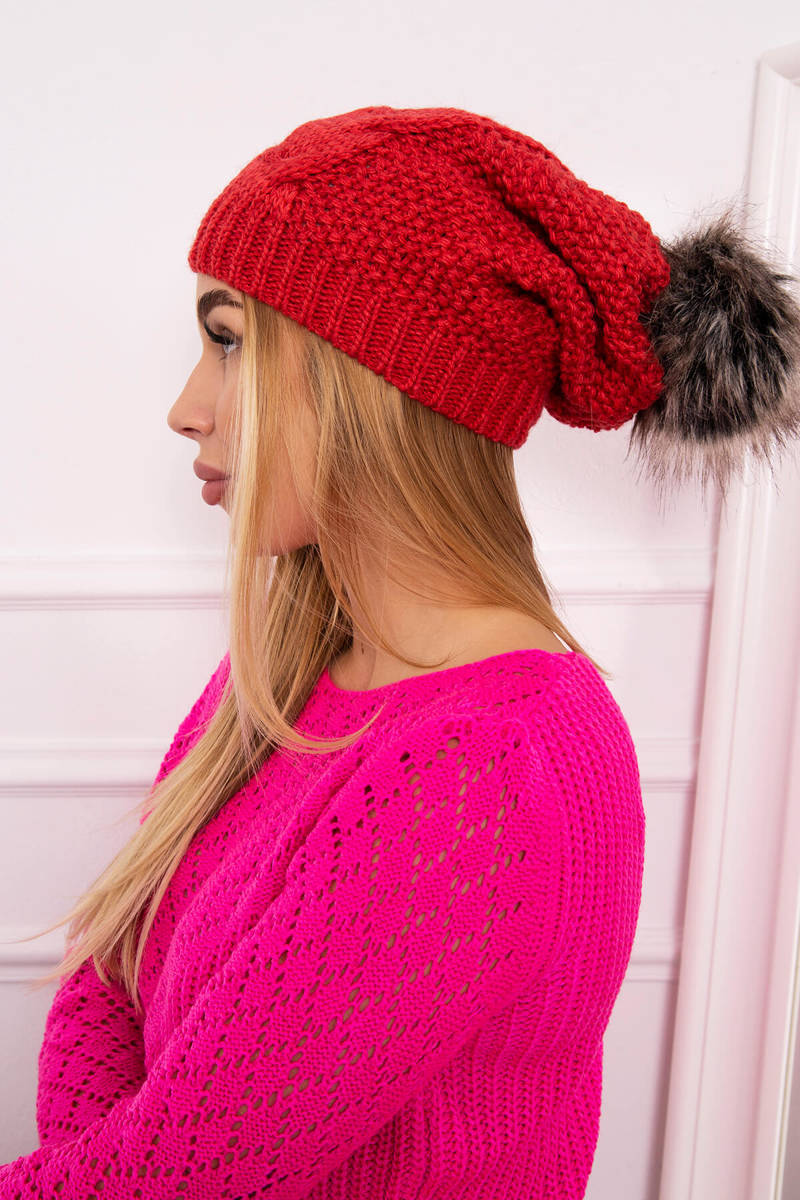 Дамска шапка с полар Сандра K210