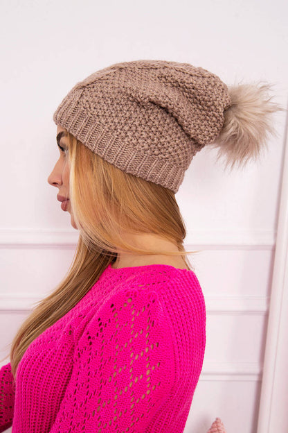 Дамска шапка с полар Сандра K210