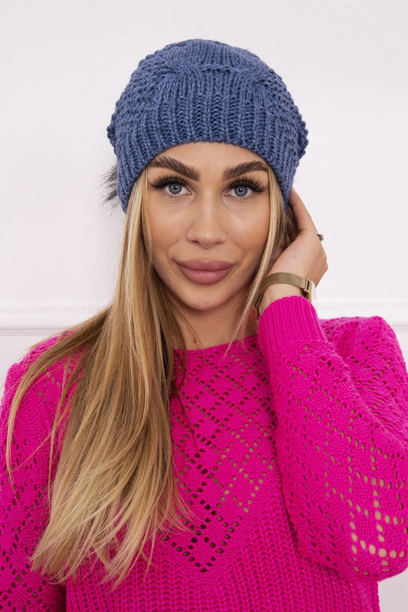 Дамска шапка с полар Сандра K210