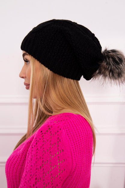 Дамска шапка с полар Сандра K210