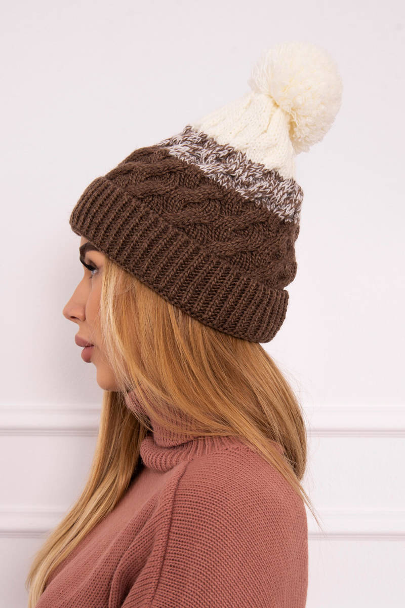 Дамска шапка с полар Илона K218
